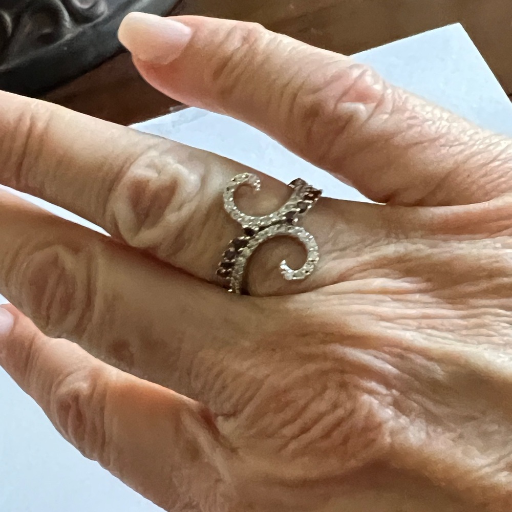 Sterling Silver and Topaz Ring